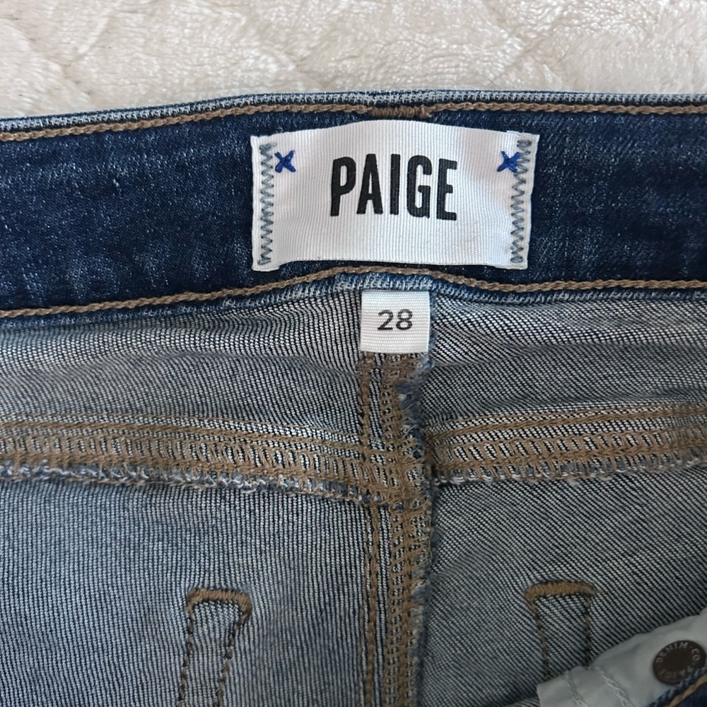Paige Skyline Skinny Crop Jeans Size 28 - Picture 6 of 10